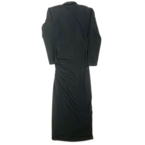 Isabella Oliver Women Cross Front V Dress Black Size 1 - Picture 6 of 7